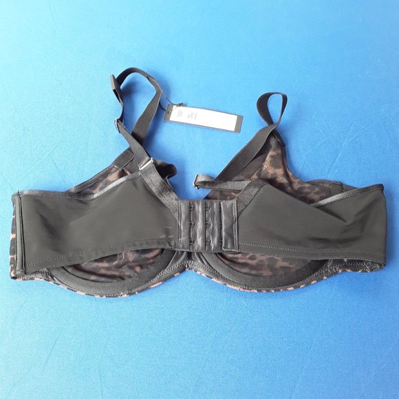 Curvy Couture Sheer Mesh Unlined Underwire Bra 1311 - Picture 4 of 5